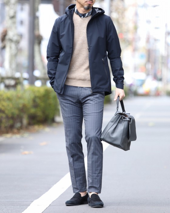 FERRANTE（フェランテ） スエードコインローファー（BLACK）【FERRANTE ISEO】