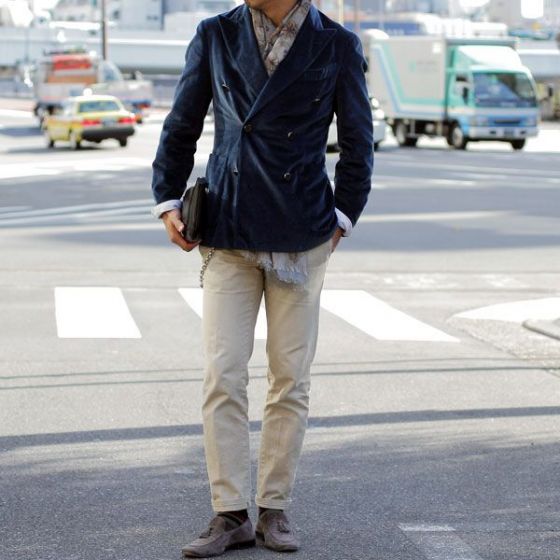 BOGLIOLI（ボリオリ） ヴェルヴェッドプリントWジャケット 【K JACKET】