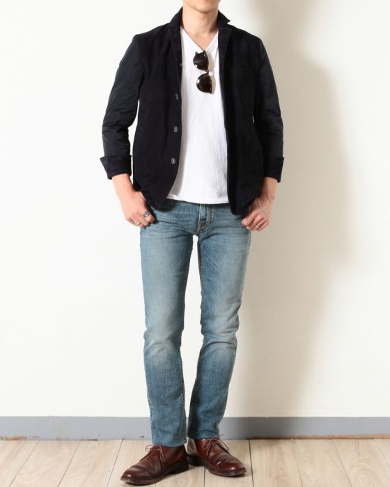 EMMETI（エンメティ） スエードナイロンコンビ　シャツジャケット【PARIDE】