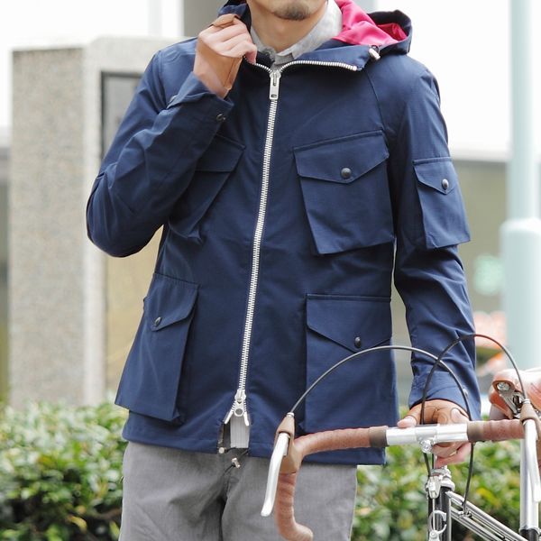 narifuri サイクルパーカー narifuri（ナリフリ） メッシュサイクルパーカー M65ジャケット サイズS