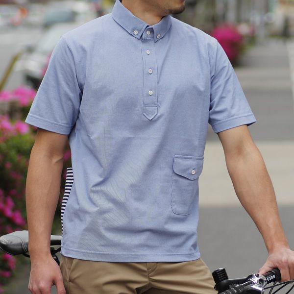 Cycle Polo Cordlane TC01132b: Blue Cycle Polo Cordlane TC01132b: Blue