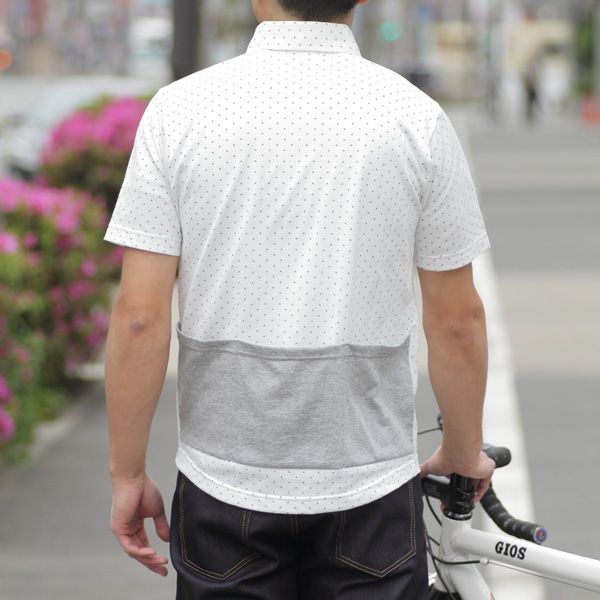 Cycle Polo Dot TC01133b: White Cycle Polo Dot TC01133b: White