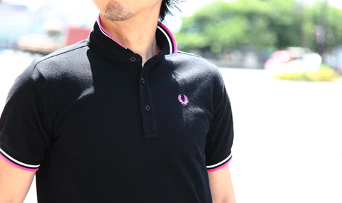 nari/furi×FRED PERRY 鹿の子ポロ