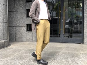 自転車も乗れる2020年秋冬トレンドのメンズパンツ