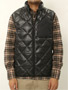 camphor Down Vest CP-802: Black camphor Down Vest CP-802: Black