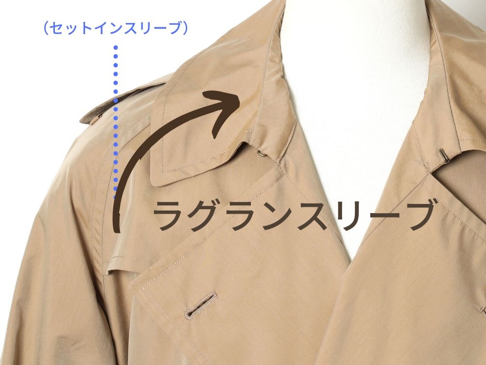 ラグランスリーブのAURALEE（オーラリー）のトレンチコート