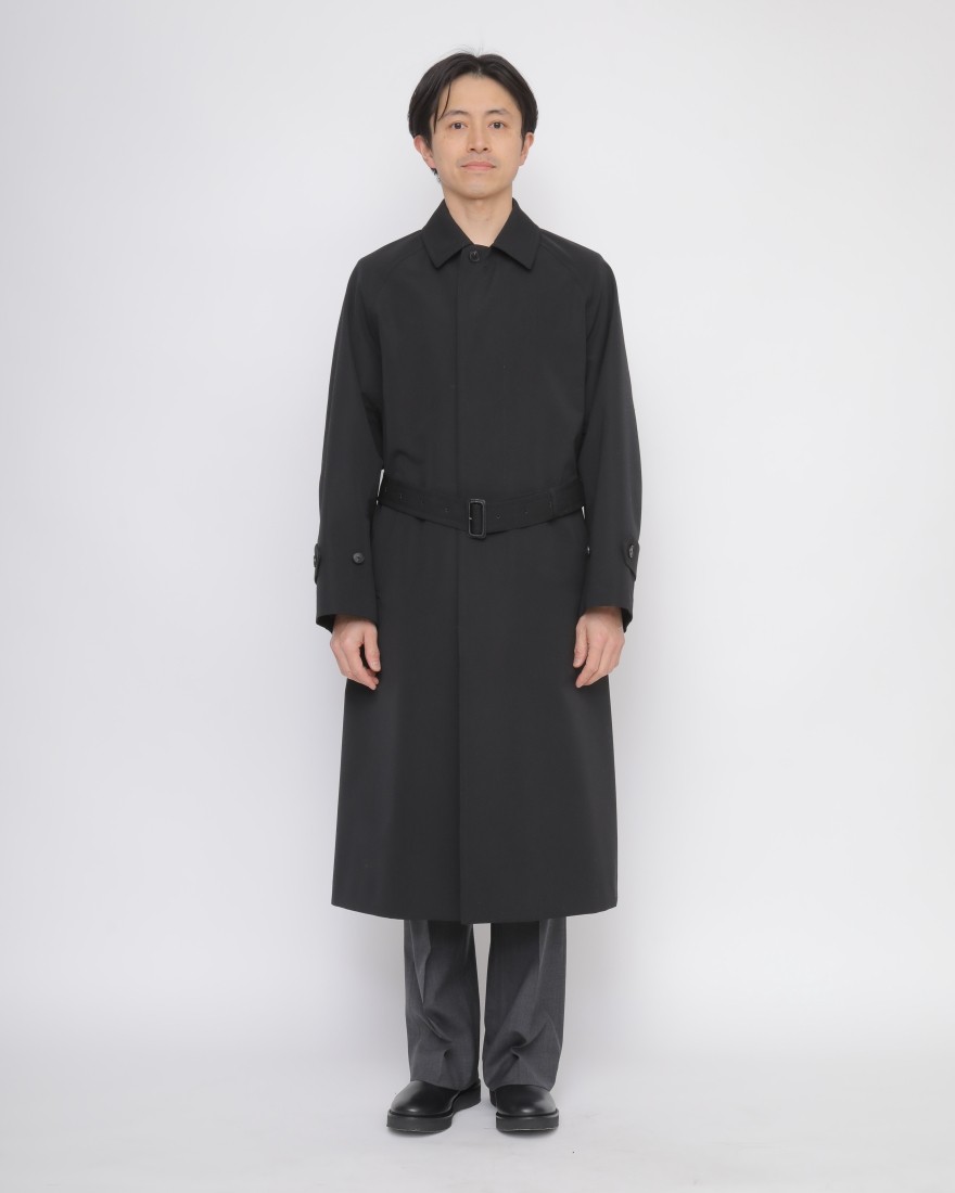 WOOL MAX CANVAS SOUTIEN COLLAR COAT