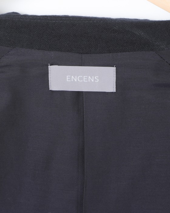 ENCENSコットンウールオーバーコート【COTTON WOOL OVER COAT】07l