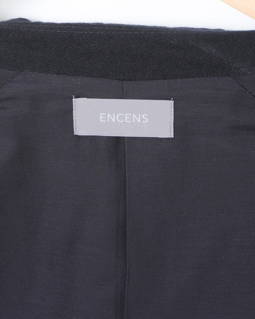 ENCENSコットンウールオーバーコート【COTTON WOOL OVER COAT】07l