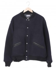 ENCENS(エンソン)ウールメルトンバーシティジャケット【WOOL MELTON VARSITY JACKET】