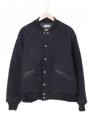 ENCENS（エンソン）ウールメルトンバーシティジャケット【WOOL MELTON VARSITY JACKET】