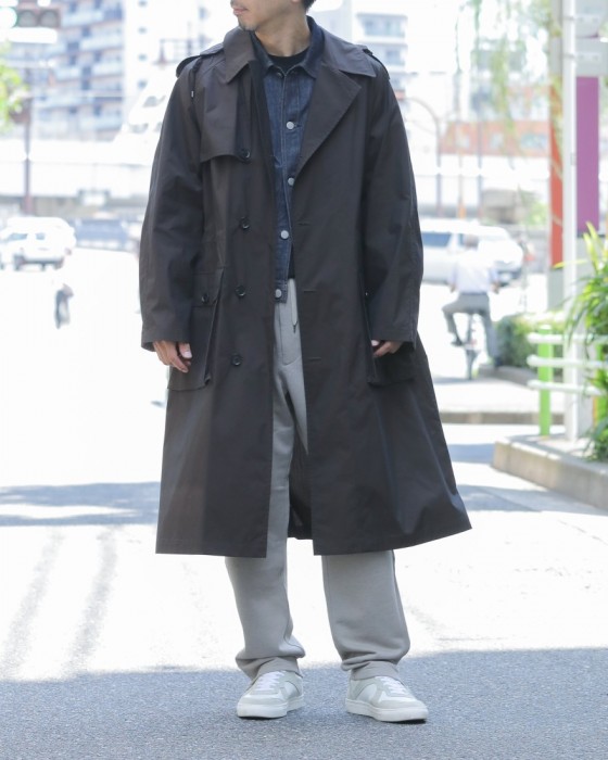 ＜東京ライフ＞ AURALEE（オーラリー） フィンクスナイロン×ナイロンフィールドコート【FINX NYLON CHAMBRAY FIELD COAT】画像