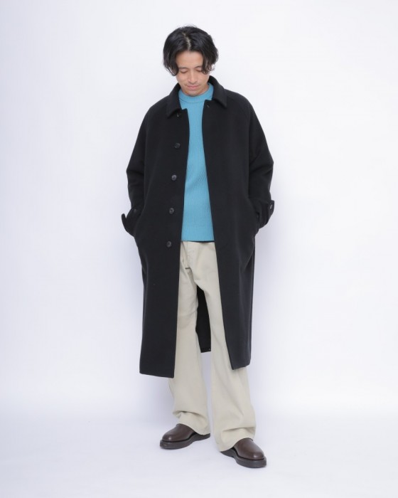 ＜東京ライフ＞ AURALEE（オーラリー） カシミアウールモッサーステンカラーコート【CASHMERE WOOL MOSSER SOUTIEN COLLAR COAT】