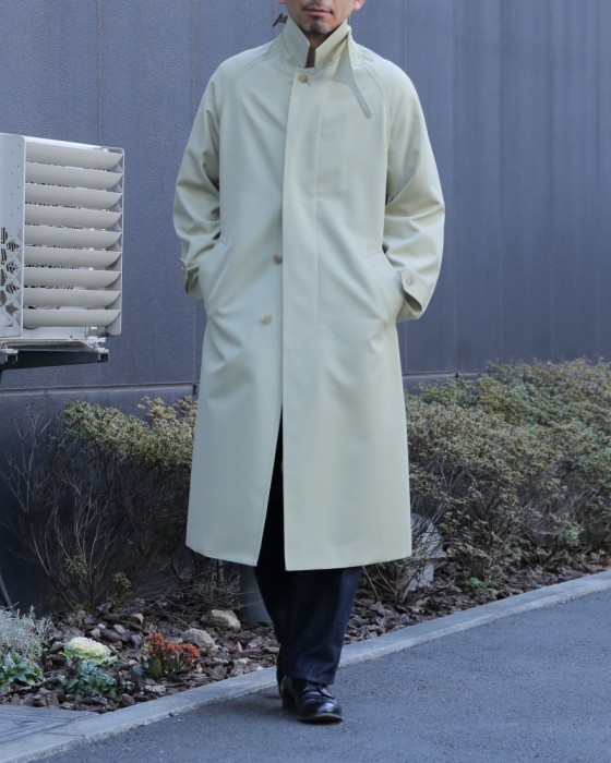 ＜東京ライフ＞ AURALEE（オーラリー） ウールキャンバスステンカラーコート【WOOL MAX CANVAS SOUTIEN COLLAR COAT】