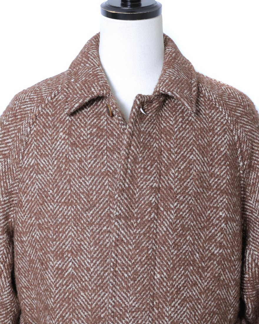 AURALEE HERINGBONE TWEED COAT ヘリンボーン-