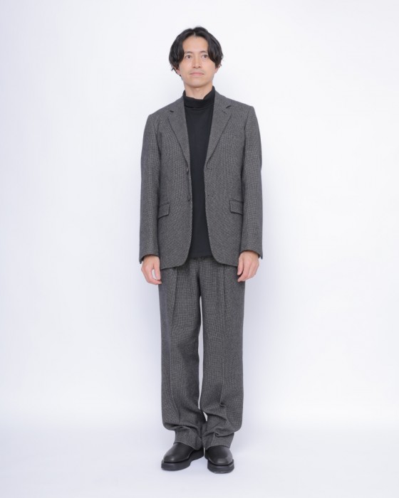 コットンカシミアツイードジャケット【ORGANIC COTTON CASHMERE WOOL ...