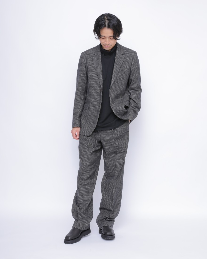 COTTON CASHMERE WOOL TWEED JACKET】｜AURALEE