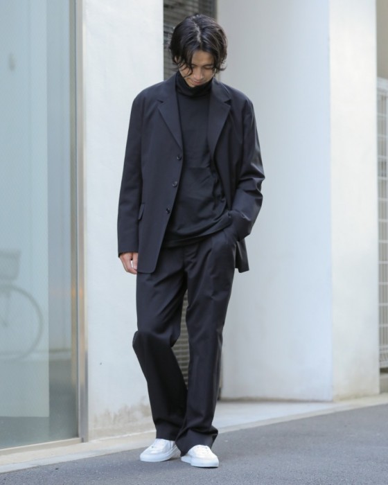 スーパーファインウールコットンツイルオーバージャケット【SUPER FINE