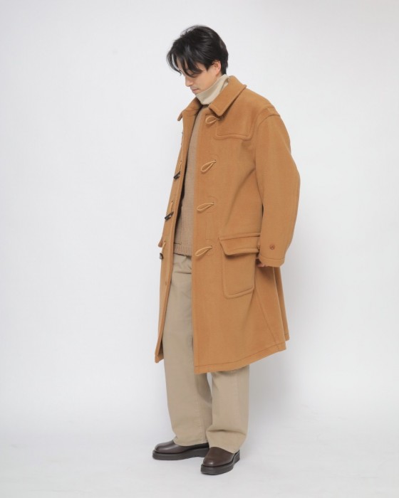 AURALEE（オーラリー） ウールヘリンボーンパイルダッフルコート【WOOL HERINGBONE PILE DUFFLE COAT】