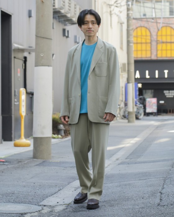 ＜東京ライフ＞ AURALEE（オーラリー） ハードツイストウールビエラジャケット【HARD TWIST WOOL VIYELLA JACKET】