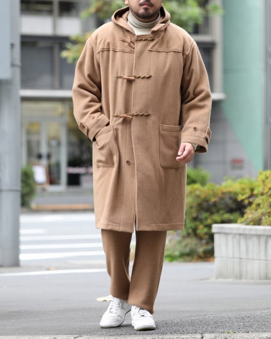 Auralee Baby Camel Mosser Big Duffle Coat A8AC01MB: Camel Auralee Baby Camel Mosser Big Duffle Coat A8AC01MB: Camel