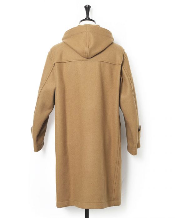 Auralee Hard Melton Duffle Coat A8AC01HM: Khaki Auralee Hard Melton Duffle Coat A8AC01HM: Khaki