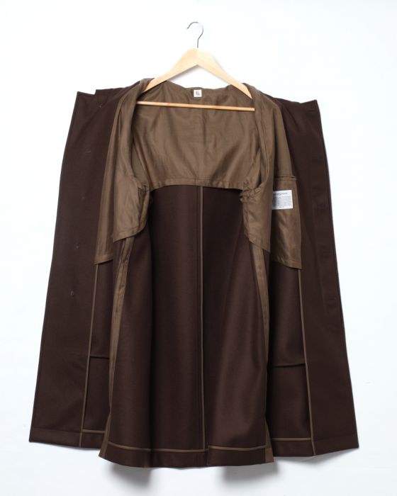 Kaptain Sunshine Light Weight Melton Hooded Coat KS8FCO04: Brown Kaptain Sunshine Light Weight Melton Hooded Coat KS8FCO04: Brown