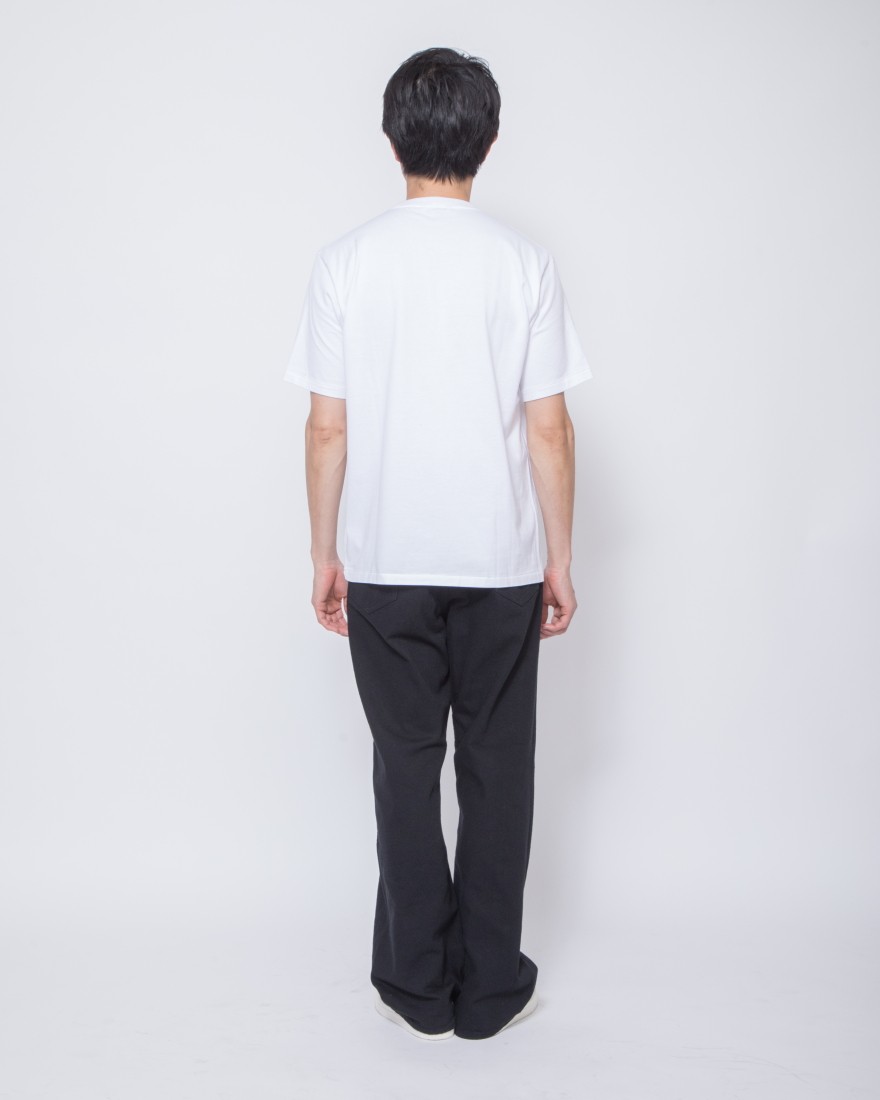 ラスタープレーティングクルーネックTEE【LUSTER PLAITING TEE