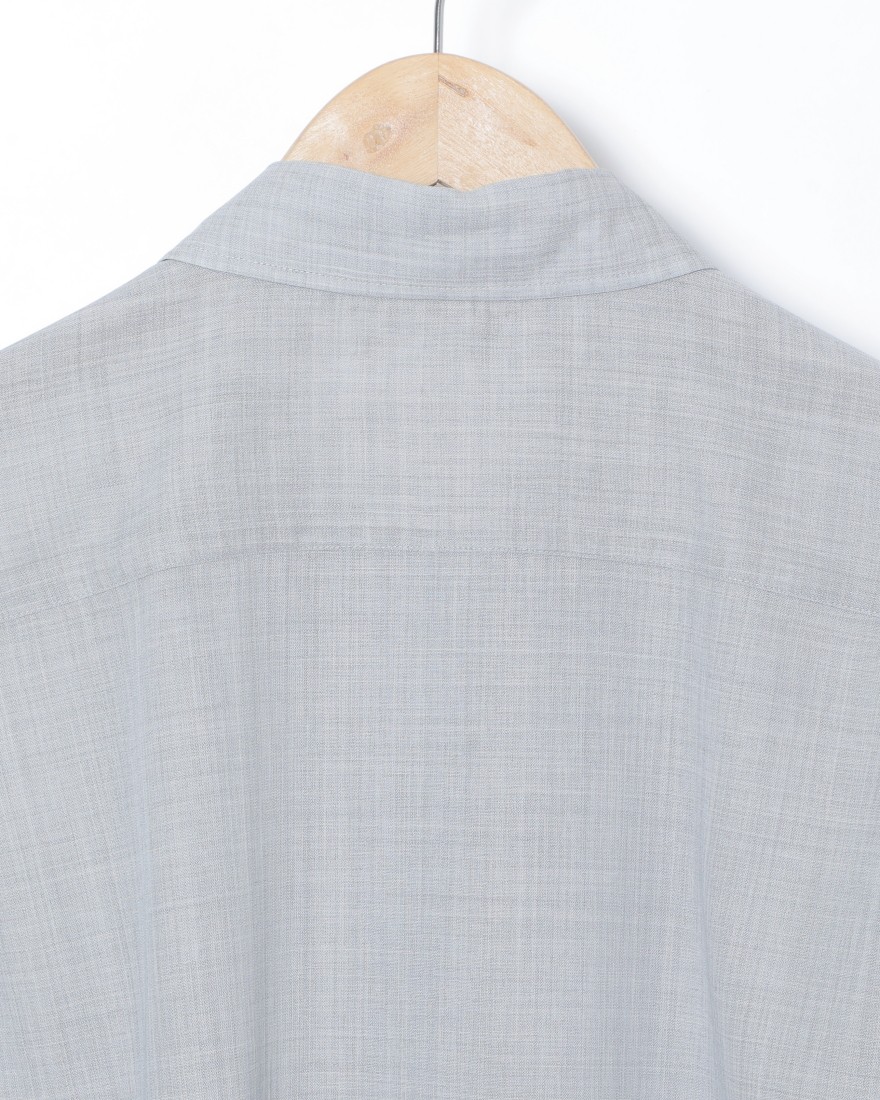 シア―ウールシルクシャツ【SHEER WOOL SILK SHIRTS】｜AURALEE