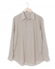 シア―ウールシルクシャツ【SHEER WOOL SILK SHIRTS】|AURALEE