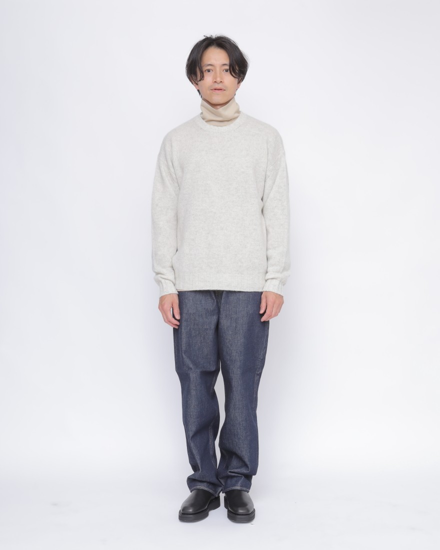 シェットランドウールカシミアニット【SHETLAND WOOL CASHMERE KNIT P