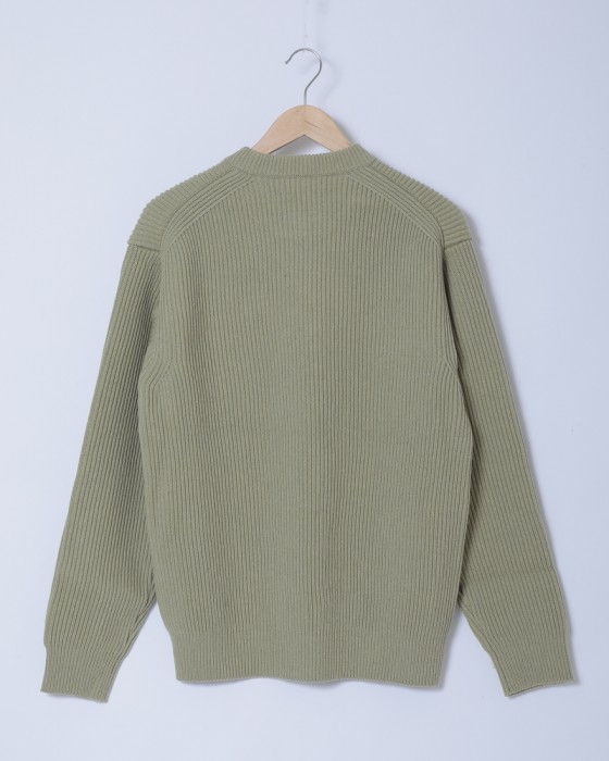リブニットビックプルオーバー【SUPER FINE WOOL RIB KNIT BIG P/O ...