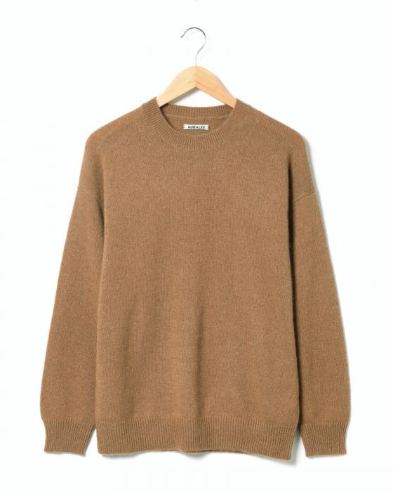 Auralee Baby Camel Knit Pullover A8AP01BR