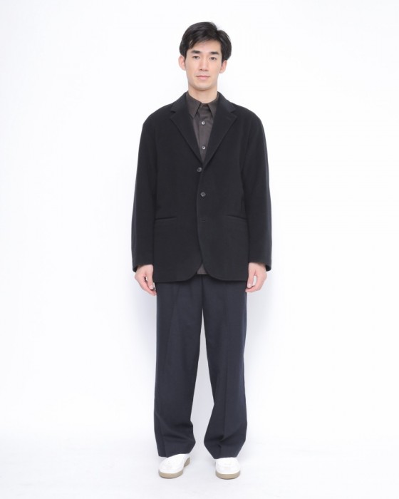 ＜東京ライフ＞ ENCENS（エンソン） コットンウールストレートパンツ【COTTON WOOL STRAIGHT TROUSERS】