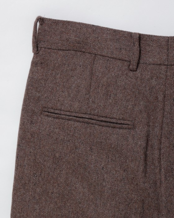 ENCENSウールフランネル2タックパンツ【WOOL FLANNEL 2 TUCK TROUSERS】08l