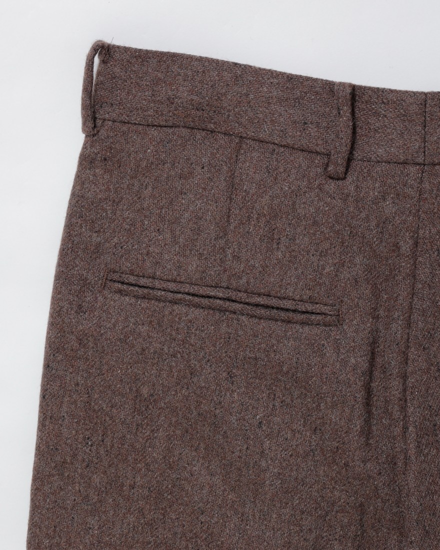 ENCENSウールフランネル2タックパンツ【WOOL FLANNEL 2 TUCK TROUSERS】08l