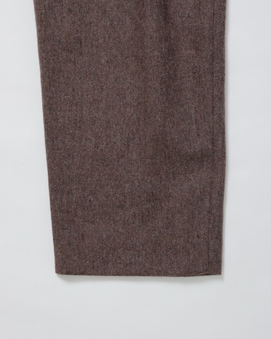 ENCENSウールフランネル2タックパンツ【WOOL FLANNEL 2 TUCK TROUSERS】09l