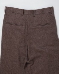 ENCENSウールフランネル2タックパンツ【WOOL FLANNEL 2 TUCK TROUSERS】mb_06l