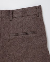 ENCENSウールフランネル2タックパンツ【WOOL FLANNEL 2 TUCK TROUSERS】mb_07l