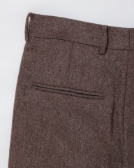 ENCENSウールフランネル2タックパンツ【WOOL FLANNEL 2 TUCK TROUSERS】mb_08l