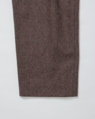ENCENSウールフランネル2タックパンツ【WOOL FLANNEL 2 TUCK TROUSERS】mb_09l