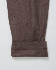 ENCENSウールフランネル2タックパンツ【WOOL FLANNEL 2 TUCK TROUSERS】mb_10l