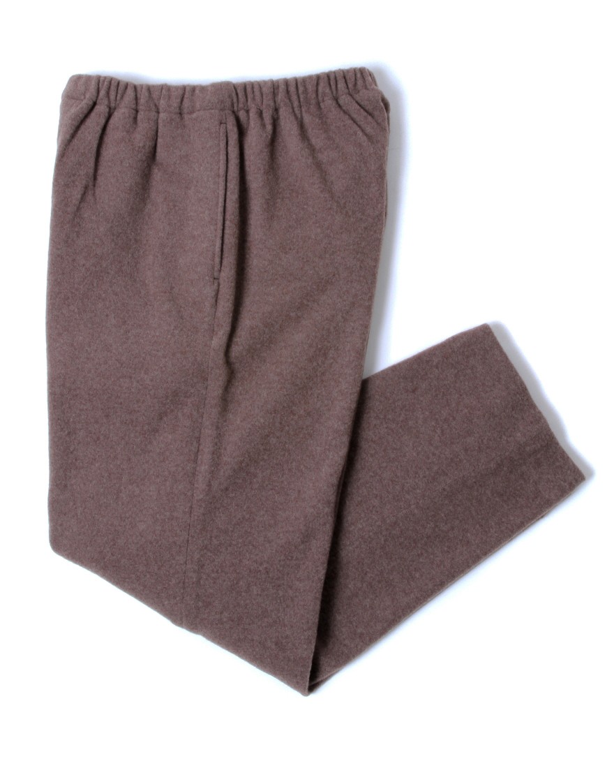 カシミアウールブラッシュドジャージパンツ【CASHMERE WOOL BRUSHED カシミアウールブラッシュドジャージパンツ【CASHMERE WOOL BRUSHED