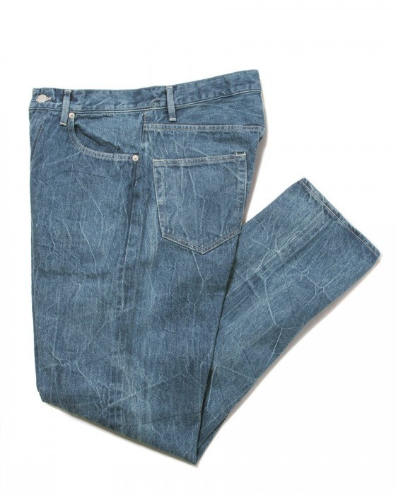 AURALEEセルビッジフェイデッドライトデニムパンツ【SELVEDGE FADED LIGHT DENIM PANTS】c0