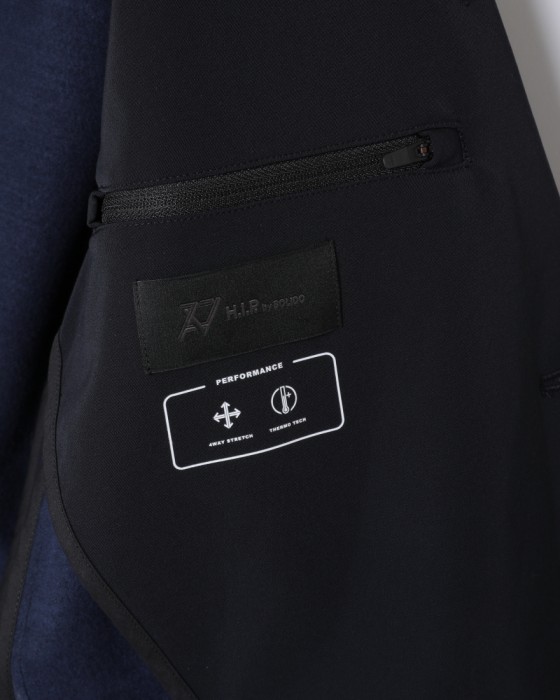H.I.P by SOLIDOMEN'S CLUB別注　サーモテック 4WAYストレッチ ブラッシュドナイロン ジャケット【BRUSHED NYLON 】13l