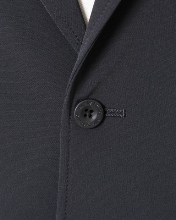 H.I.P by SOLIDOナイロンストレッチ２Bシングルジャケット【BRUSHED NYLON DOUBLE WEAVE JACKET】03l
