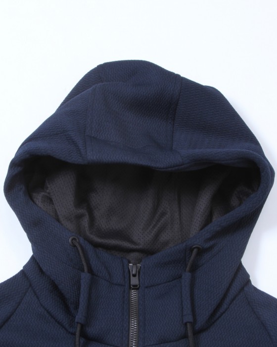 H.I.P by SOLIDOシェブロンジャージーパーカー【DELTA CHEVRON JERSEY HOODIE】11l