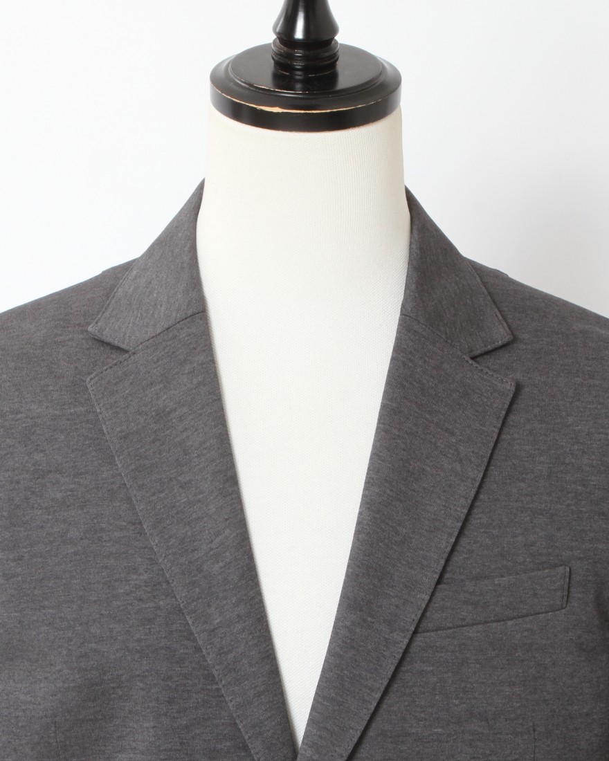 H.I.P by SOLIDOコットンポリエステル超度詰め天竺ジャケット【COTTON POLYESTER DOZUME TENJIKU JACKET】02l