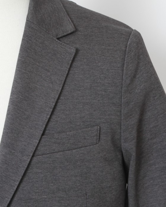H.I.P by SOLIDOコットンポリエステル超度詰め天竺ジャケット【COTTON POLYESTER DOZUME TENJIKU JACKET】04l
