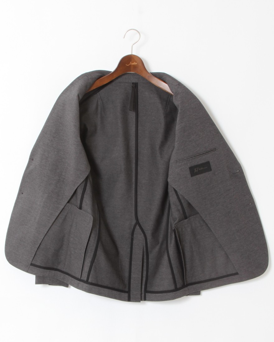 H.I.P by SOLIDOコットンポリエステル超度詰め天竺ジャケット【COTTON POLYESTER DOZUME TENJIKU JACKET】09l